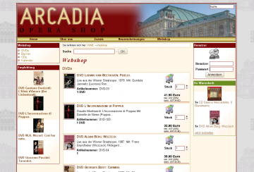 Bild: Arcadia Opera Shop